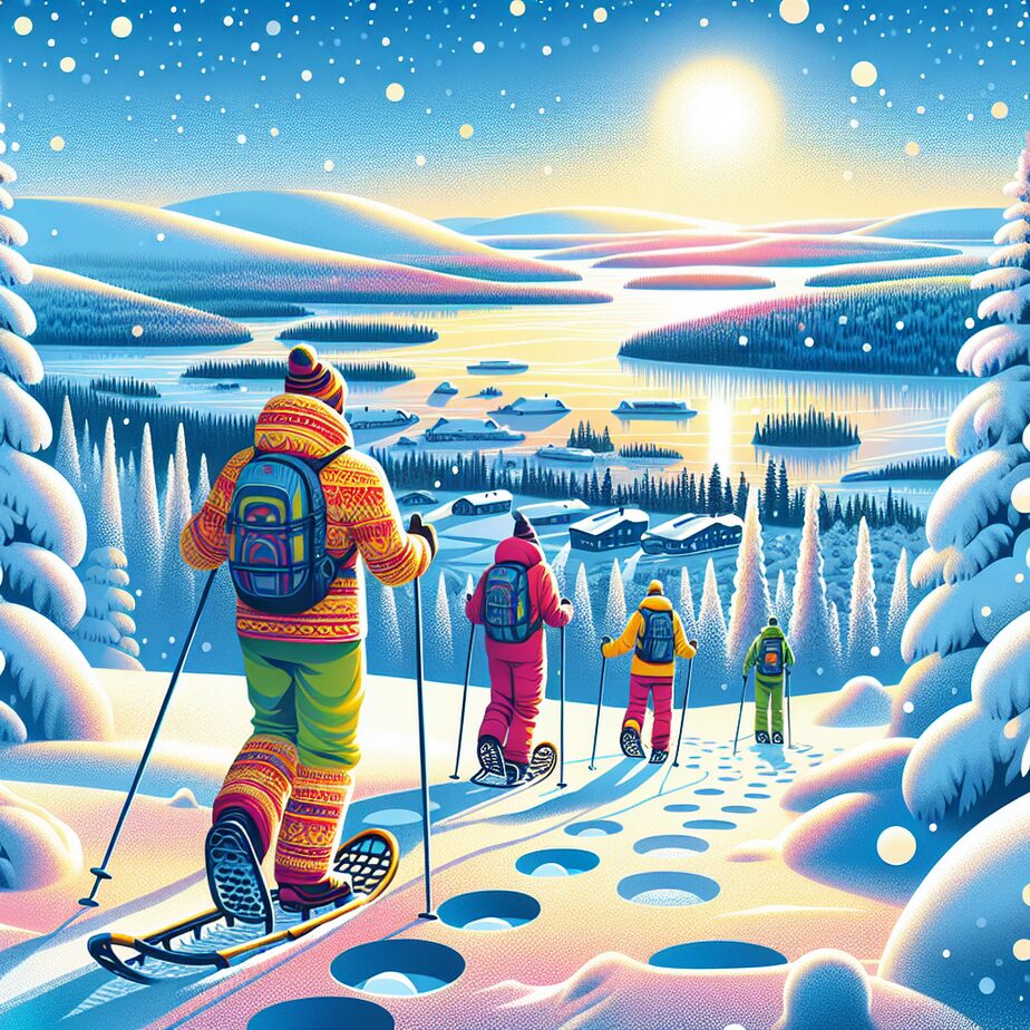 Snowshoeing Adventures in Lapland’s Winter Wonderland